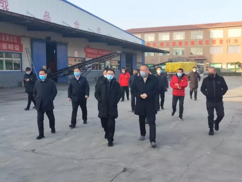 縣長(zhǎng)申琳調(diào)研旭瑞集團(tuán)疫情防控、復(fù)工復(fù)產(chǎn)情況！
